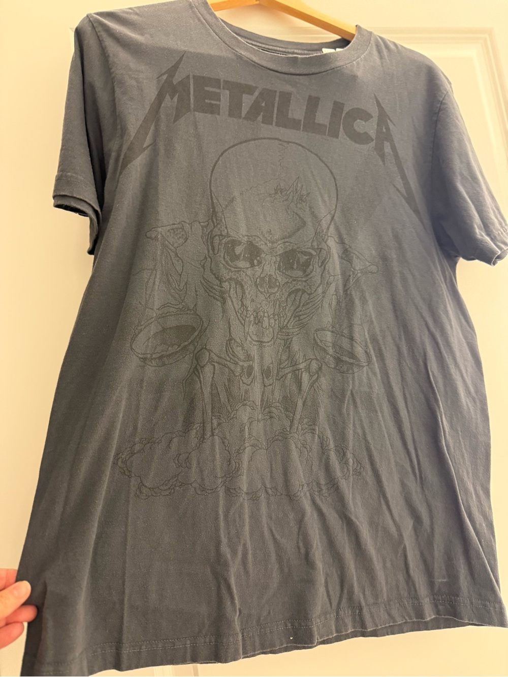 Bravado Metallica Charcoal Skull Graphic Tee